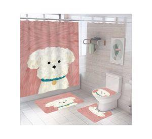 SET DE BAÑO 3D PREMIUM 4 PIEZAS -- TF