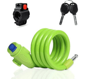 Candado Cable con Llaves Para Bicicleta