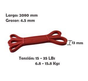 Banda Pull up 13mm Roja Crossfit Calistenia