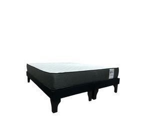 Base europea 2 plazas + colchon dreambed negro