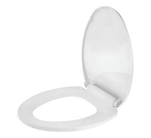 Tapa De Baño Asiento Wc Universal Cierre Suave Blanco