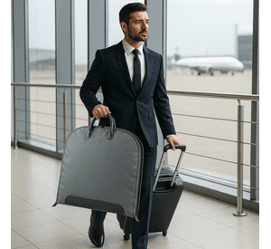 Bolsa Portatraje Oxford Impermeable Plegable 100x60 Cm