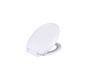 Tapa Baño WC Asiento Inodoro Redondo Universal 6x36x42 CM Blanco