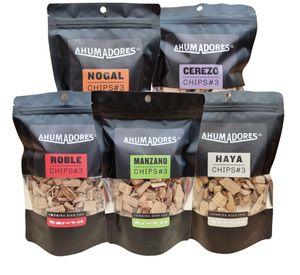 Pack 5 Sabores Chip #3 Para Ahumar (10-25mm)