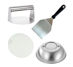 Kit De Prensa De Hamburguesas De Acero Inoxidable