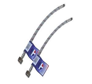 Pack X2 Flexible Monomando Hi 1/2 X M10 35cm Rojo/azul Taumm