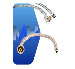 Pack X2 Flexible Monomando Hi 1/2 X M10 35cm Rojo/azul Taumm