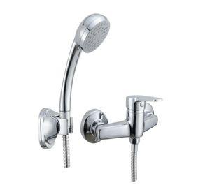 Monomando Ducha Completo + Teléfono + Flexible 1.75m Hoffens