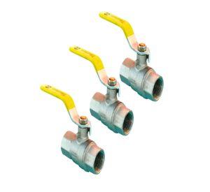 Llave De Paso Bola Gas 3/4 Hi-hi Taumm X3 Certificada Sec