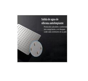 Plato Ducha Cuadrado Acero Inoxidable 25x25 Cms Taumm