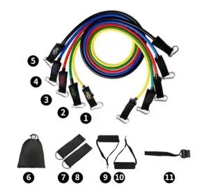 Set De Ligas Y Bandas De Resistencia 11 Piezas Pro