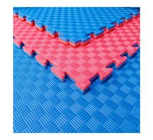 TATAMI 1MT*1MT 25MM ROJO/AZUL CW-11CH-2