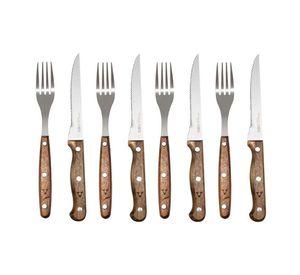 SET CUCHILLOS Y TENEDORES PRM 8 PCS WAYU