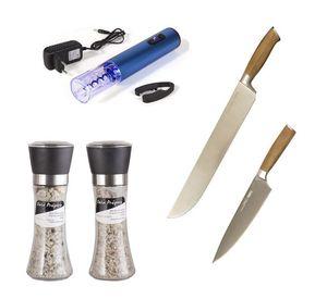 Set Parrillero 221 Wayu + Mix Sales Gourmet 5 Piezas