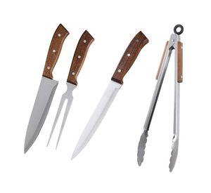 Set Parrilla 4 Piezas Acero Inoxidable Arthome PAR26