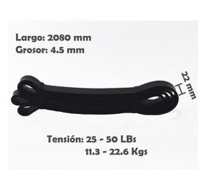 Banda Pull up 22mm Negro Crossfit Calistenia