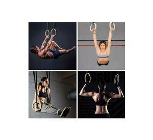 Anillas Olímpicas Madera Gimnasia Crossfit Calistenia