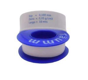 Cinta Teflon Agua Jumbo 3/4 Taumm 50mts Pack X 3