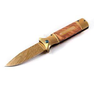 Cuchilo Tactico Caza Chongming Gold Asistido Ai21