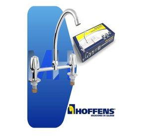 Llave Combinacion Lavaplatos Hoffens Estandar Cromo