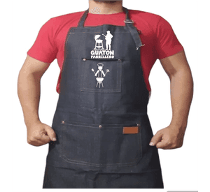 DELANTAL PARRILLERO ESTAMPADO GUATÓN PARRILLERO