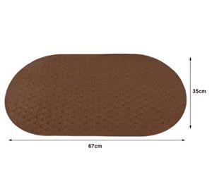 Alfombra Pvc Para El Baño 35x67cm