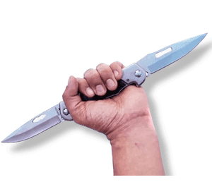 Navaja Cortapluma cuchillo Doble Cacho De Venado AJ87
