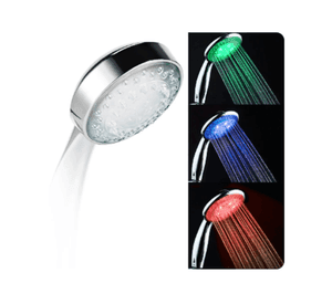 Cabezal Ducha Mango Luz Led Rgb Filtro Ahorro Purifica Agua