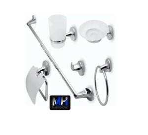 Accesorios De Baño 6 Piezas Kit Moderno Colomba Täumm