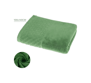 Toalla Extra Grande 100x140 cm 100% Algodón Color Verde Liso