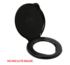 Tapa Asiento Para Baño Wc Portátil Redondo Plástico