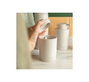 Porta Algodón/Cepillo Dorica Beige