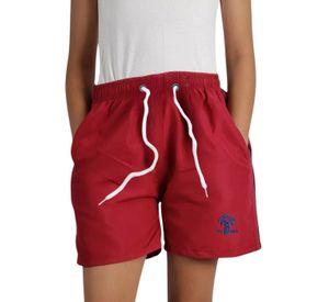 Traje De Baño Niño Forro Malla Colores Liso palmera 9010
