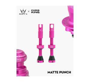 Valvula Tubular Chris King 42Mm Rosado Peaty's