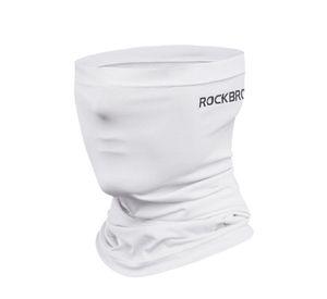 Cuello, bandana elástica ciclismo, Rockbros WB-001 - Blanco