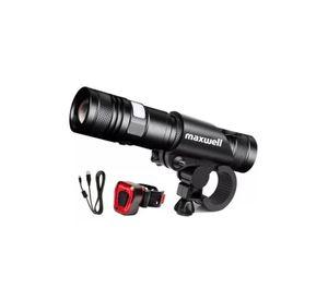 Luz Bicicleta - Set Delantera y Trasera, USB, Impermeable, Maxwell