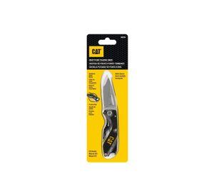 CUCHILLO NAVAJA PLEGABLE CAT 980298 PUNTA CURVA
