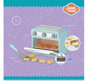 Mi Horno de Galletas Incluye 11 accesorios Con luz Función