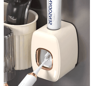 Organizador Porta Cepillos De Dientes Adhesivo Con Vasos