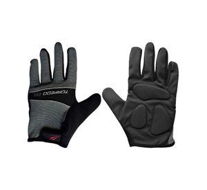Guante Torpedo Ciclista Gel Largo Negro - Gris