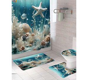 SET DE BAÑO 3D PREMIUM 4 PIEZAS.TF