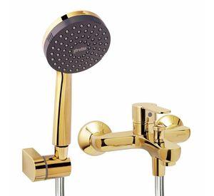 Monomando Llave Grifo Para Tina Ducha Modelo Arona Dorado