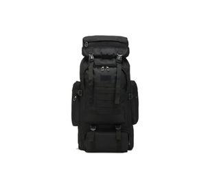Mochila Táctica Camping Trekking Senderismo 80 L Negro