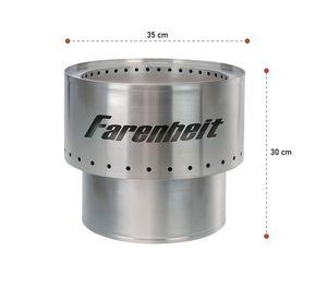 Brasero Potenciado 35cms Farenheit Humo Reducido