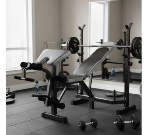 Press Banca Abdominal inclinable y declinable + Banco Scott