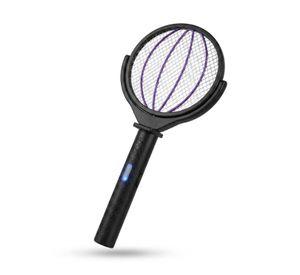 Raqueta Matamosquitos Extensible Eléctrica Giratoria
