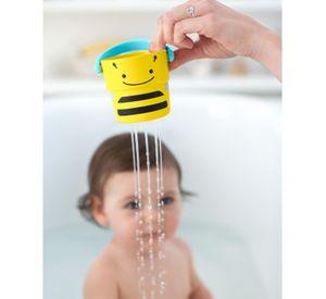 Juguete Agua Baldes Cubetas Zoo Skip Hop Para Apilar