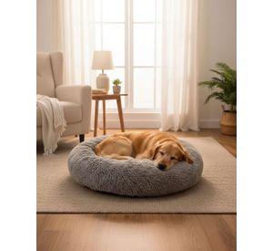 Cama Acolchada de Alta Densidad para tus mascotas 100 cm gris