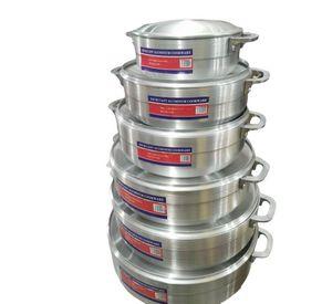 Set Juego De 6 Ollas Calderos Arroceras Aluminio