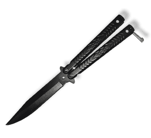 Navaja Mariposa Profesional Black Trident Am42